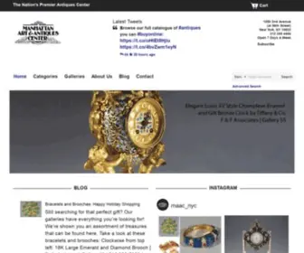 The-Maac.com(The Manhattan Art and Antiques Center) Screenshot