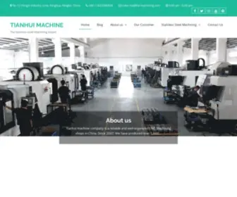 The-Machining.com(China Stainless steel machining) Screenshot