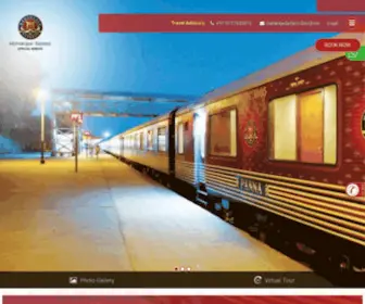 The-Maharajas.com(IRCTC’s Maharaja Express Train) Screenshot