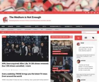 The-Medium-IS-Not-Enough.com(Media blog) Screenshot