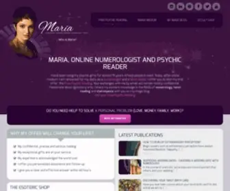 The-Medium-Maria.com(Psychic reading & Tarot reading online) Screenshot