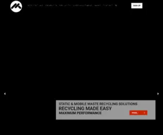 The-MKgroup.com(Waste Recycling Equipment Static and Mobile) Screenshot