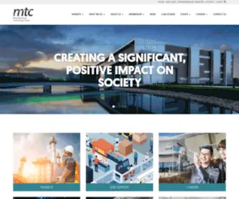 The-MTC.org(The Manufacturing Technology Centre) Screenshot