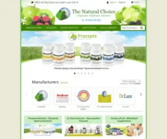 The-Natural-Choice.co.uk(The Natural Health Choice Ltd) Screenshot