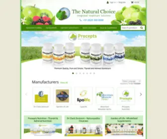 The-Natural-Choice.com(The Natural Health Choice Ltd) Screenshot