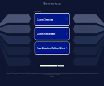 The-O-Zone.cc(Ozone in Clinical Care) Screenshot