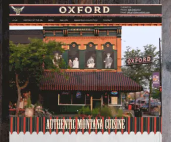 The-Oxford.com(The Oxford Cafe) Screenshot