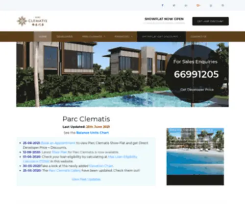 The-Parcs-Clematiscondos.com(Parc Clematis) Screenshot