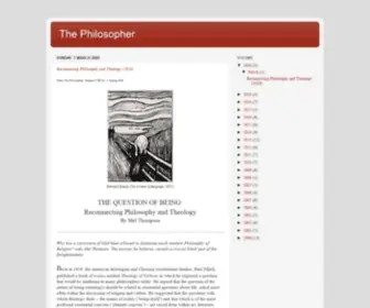 The-Philosopher.co.uk(The Philosopher) Screenshot