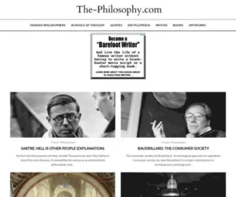 The-Philosophy.com(Philosophy & Philosophers) Screenshot