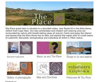 The-Place.co.za(The Place Guest Farm Selfcatering Cottages) Screenshot