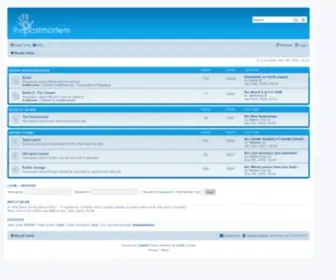 The-Postmortem.com(The Postmortem) Screenshot