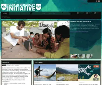 The-Quiksilver-Initiative.com(Quiksilver Initiatives) Screenshot