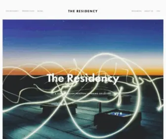 The-Residency.org(The Residency) Screenshot