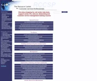 The-Resource-Center.com(RCCSP Training and Certifications) Screenshot
