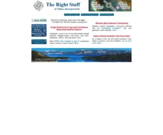 The-Right-Stuff.com(The Right Stuff) Screenshot