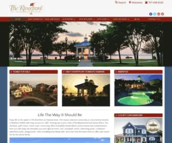 The-Riverfront.com(New Homes For Sale On The Nansemond River In Suffolk) Screenshot