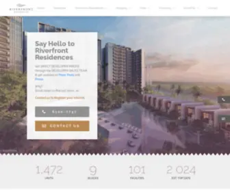 The-Riverfrontsresidences.com(Riverfront Residences) Screenshot