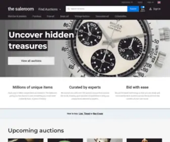 The-Saleroom.com(Live online auctions site) Screenshot