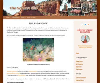 The-Science-Site.com(The Science Site) Screenshot