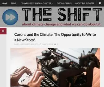 The-Shift.org(Climate change) Screenshot