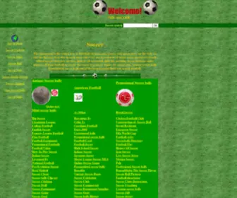 The-Soccer.com(Antique soccer balls) Screenshot