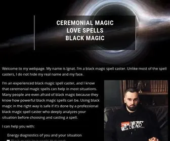 The-Spellcaster.com(Black Magic Spell Caster) Screenshot