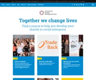 The-SSE.org(The School for Social Entrepreneurs) Screenshot