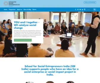 The-SSeindia.org(The School for Social Entrepreneurs) Screenshot