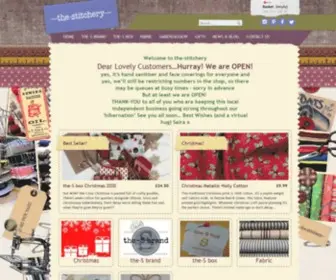 The-Stitchery.co.uk(Haberdashery, wool & fabric buy online UK) Screenshot