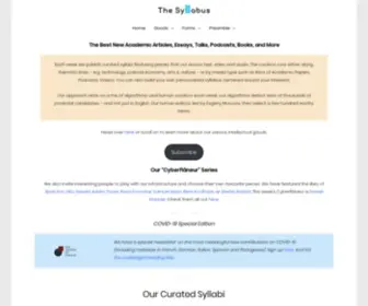 The-SYllabus.com(The good content) Screenshot