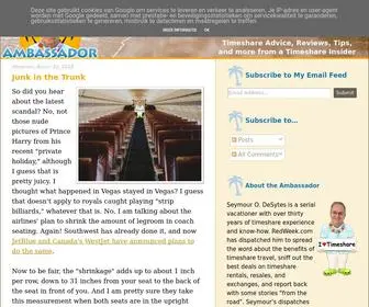 The-Timeshare-Ambassador.com(The Timeshare Ambassador) Screenshot