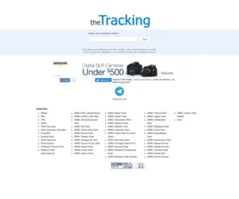 The-Tracking.com(Parcel Tracking) Screenshot