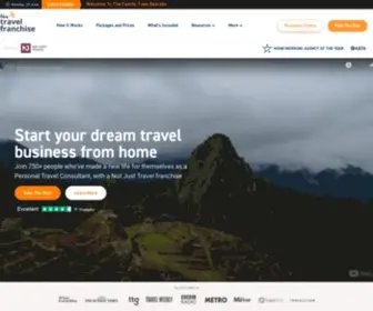 The-Travel-Franchise.com(Become a travel agent) Screenshot