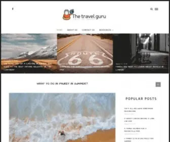 The-Travel-Guru.com(Products and Fashion News Ltda) Screenshot