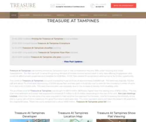 The-Treasures-AT-Tampines.com.sg(Treasure At Tampines) Screenshot