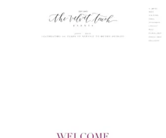 The-Velvet-Touch.com(Detroit Wedding Florist) Screenshot