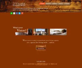 The-Village-Handyman.com(Remodeling & repair in Naperville area) Screenshot