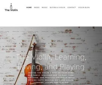 The-Violin.com(The Violin) Screenshot