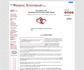 The-Wedding-Anniversary-Site.com(Wedding Anniversary Gift Ideas) Screenshot