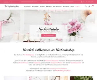 The-Weddingshop.ch(Alles für Ihre Hochzeit) Screenshot