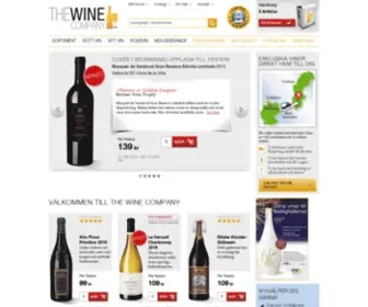 The-Wine-Company.se(Vin på nätet) Screenshot