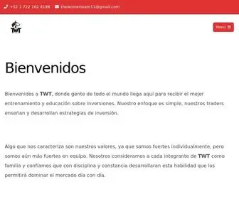 The-Winner-Team.com(Bienvenidos a TWT) Screenshot