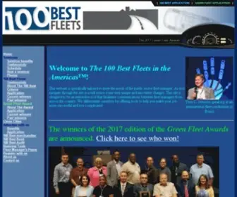 The100Bestfleets.com(The 100 Best Fleets in the Americas) Screenshot