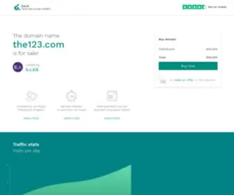 The123.com(域名售卖) Screenshot