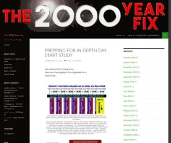 The2000Yearfix.com(The 2000 Year Fix) Screenshot