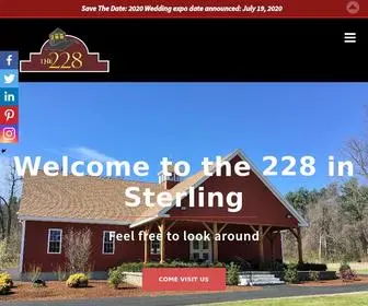 The228Insterling.com(Event Venue Central MA) Screenshot