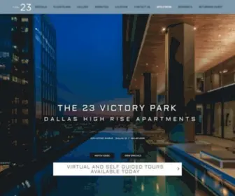The23Dallas.com(Highrise in Victory Park) Screenshot