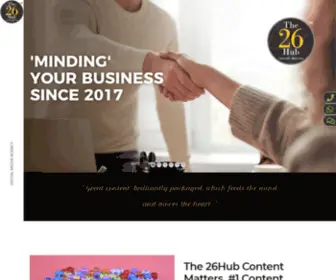 The26Hub.com(The 26Hub Content Matters) Screenshot