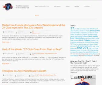 The27Club.net(The 27 Club) Screenshot